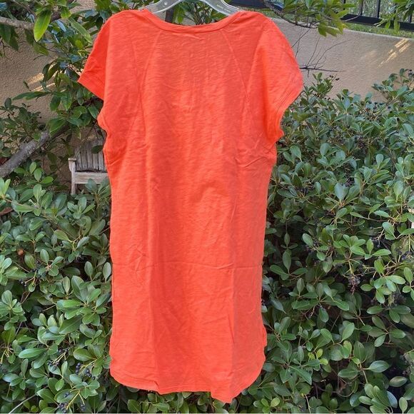 BOBI RAGLAN T-SHIRT DRESS TANGELO. Size Medium. New with Tag NWT - Picture 2 of 10